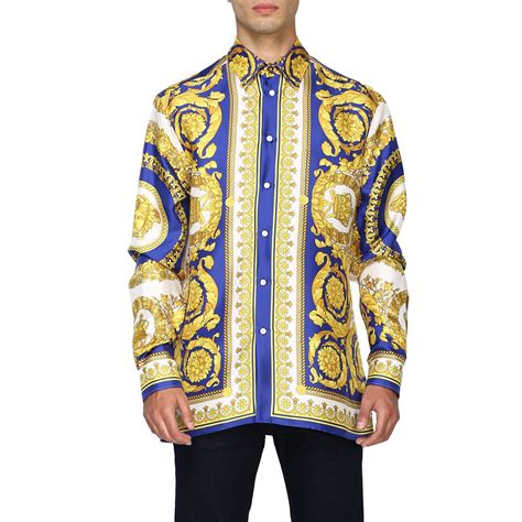 chemise blanche versace homme|Versace chemises pour Hommes .